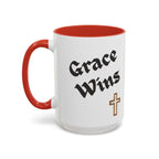 Grace Wins Christian Mug  11oz 15oz