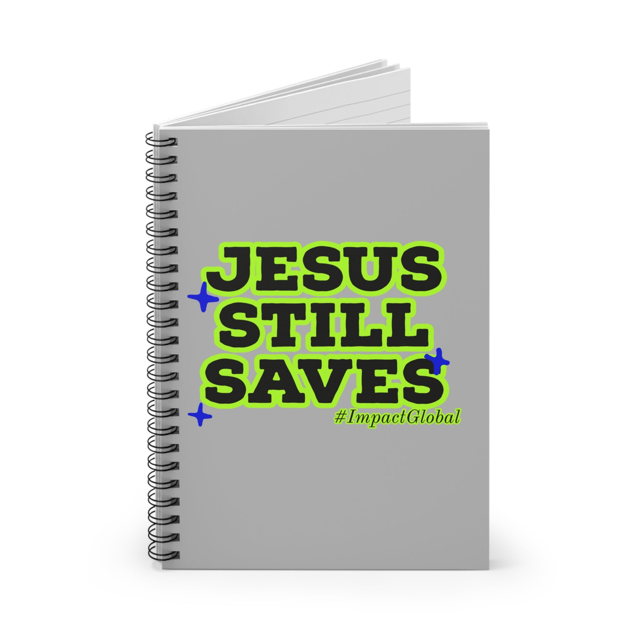 Jesus Saves Gray Journal
