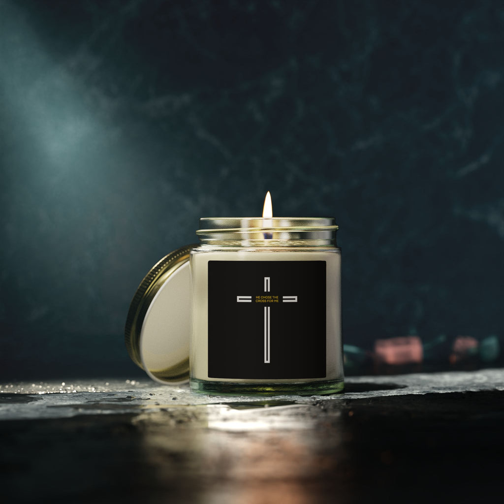 Minimalist Cross Scented candle
