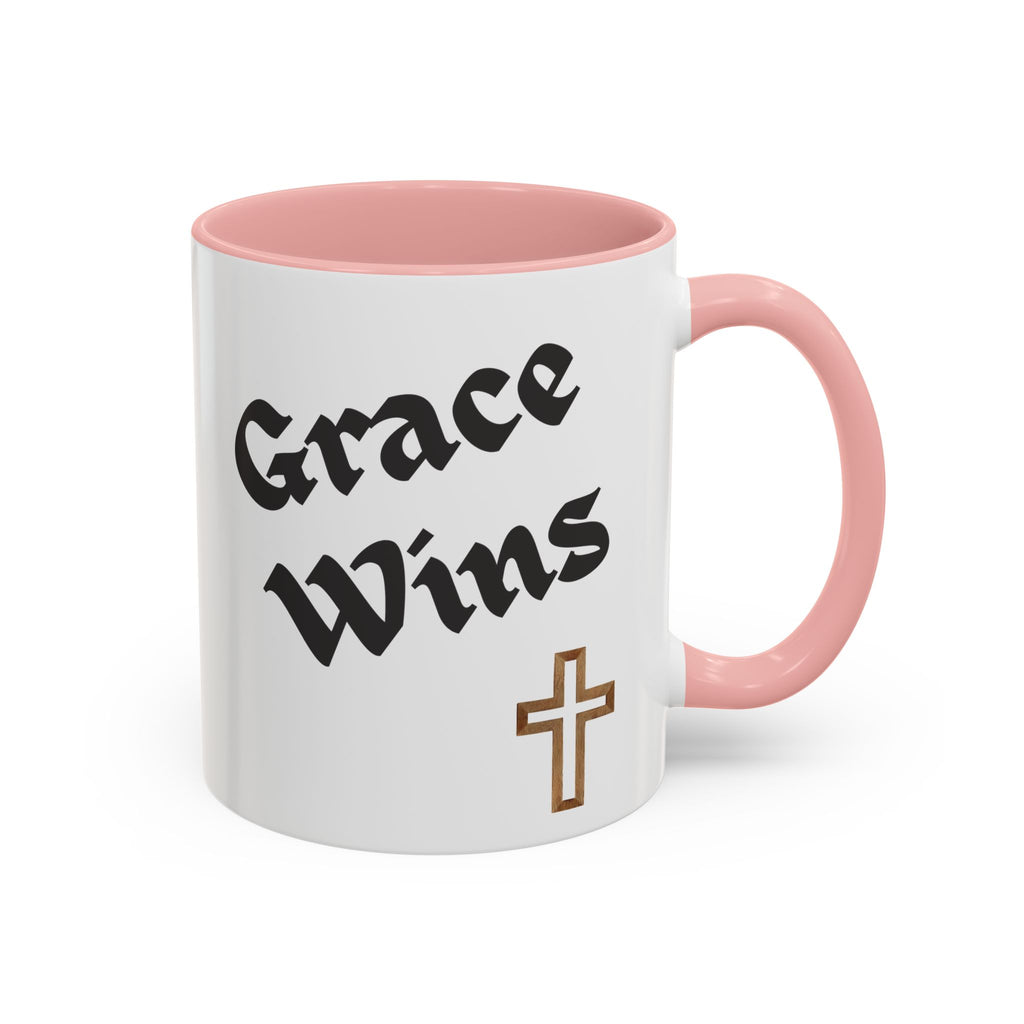 Grace Wins Christian Mug  11oz 15oz