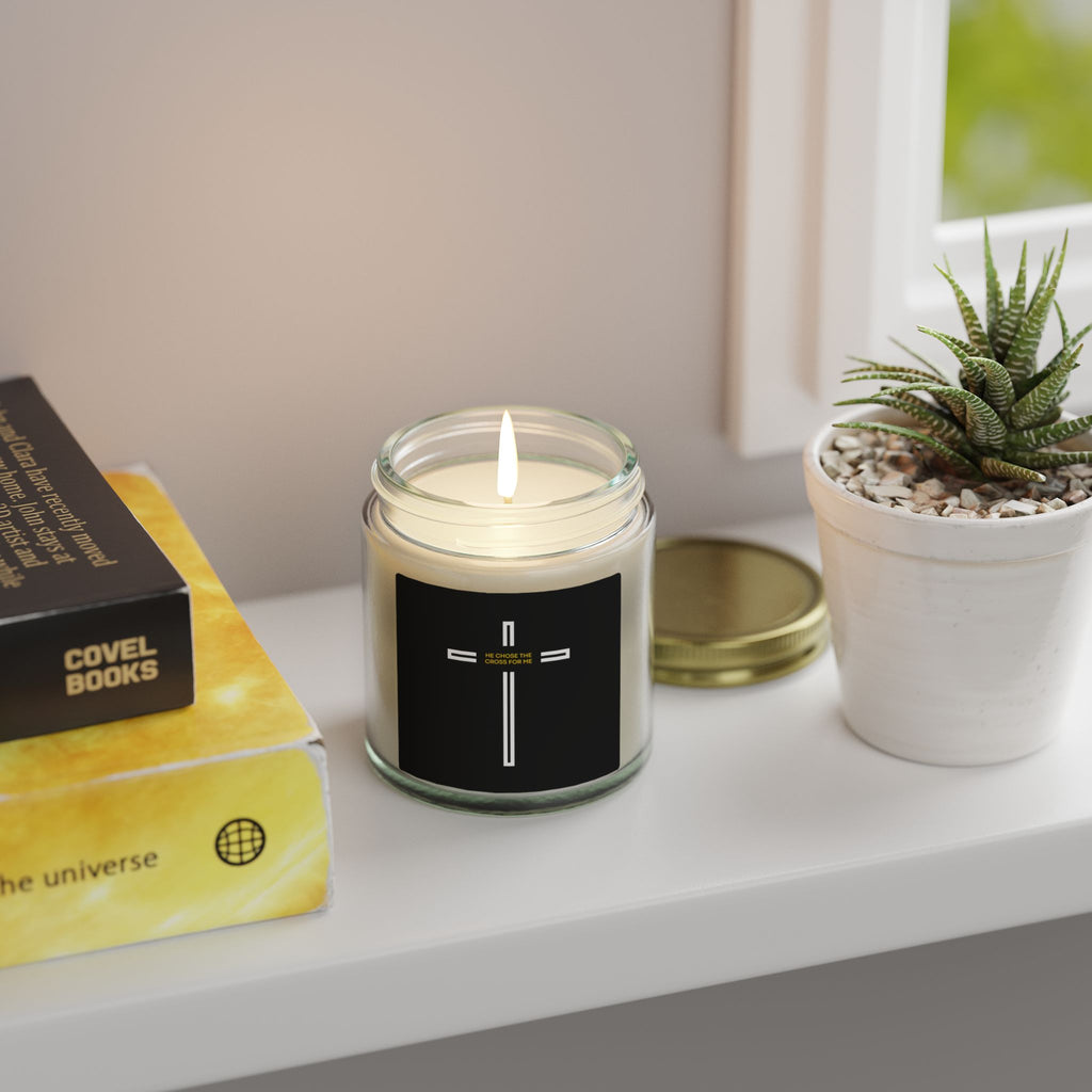 Minimalist Cross Scented candle