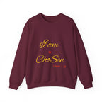 I Am Chosen Heart Sweatshirt Golden