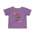 Joy Joy Joy Christmas Infant T-shirt