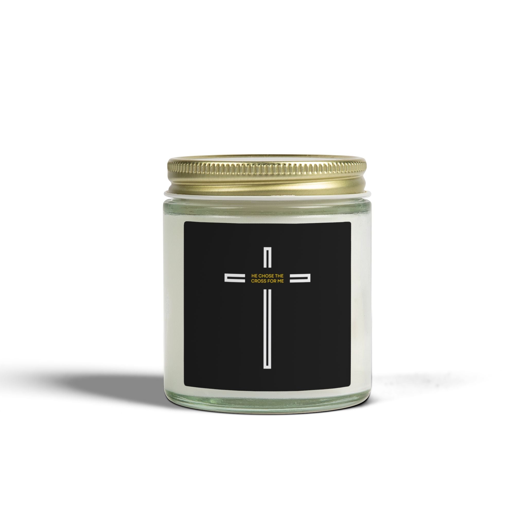 Minimalist Cross Scented candle