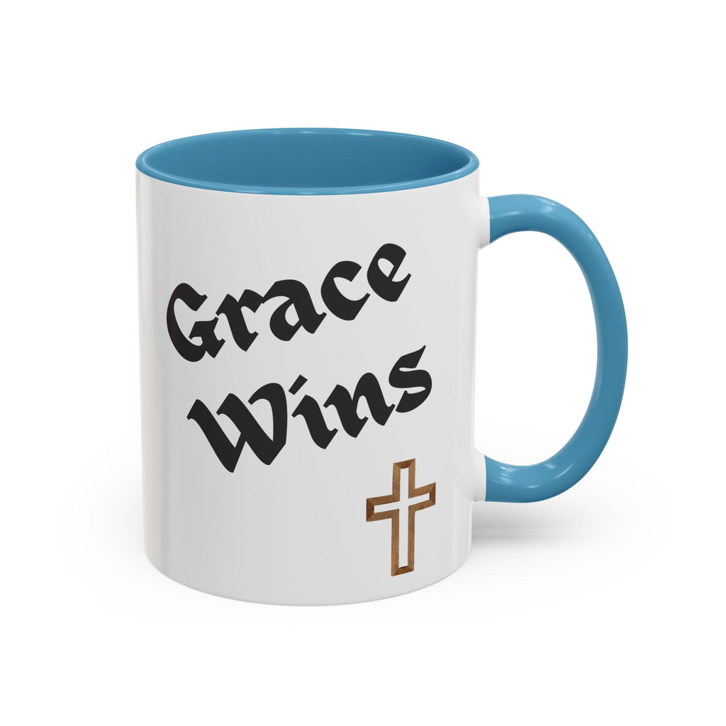 Grace Wins Christian Mug  11oz 15oz