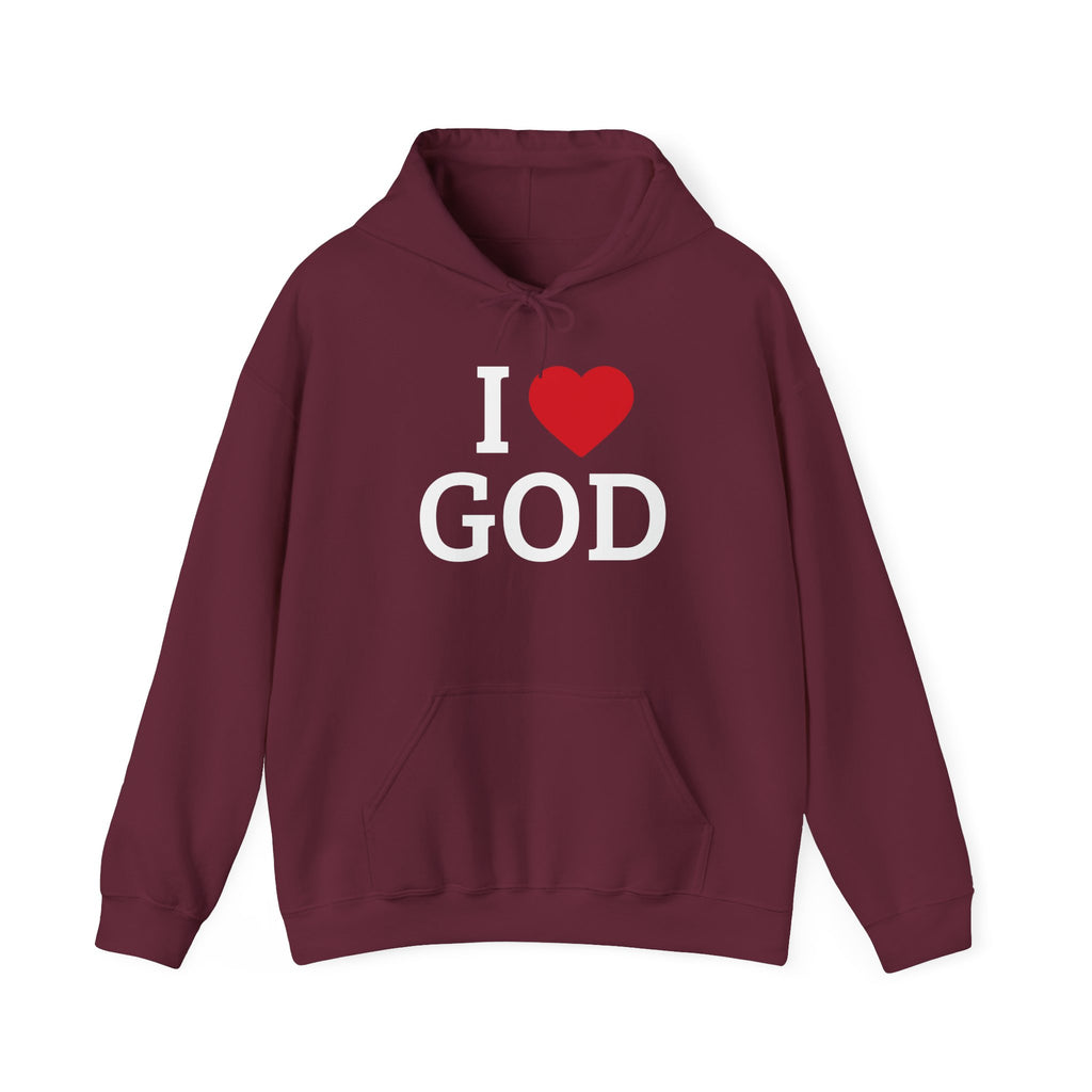 I Love God Hoodie