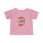 Joy Joy Joy Christmas Infant T-shirt