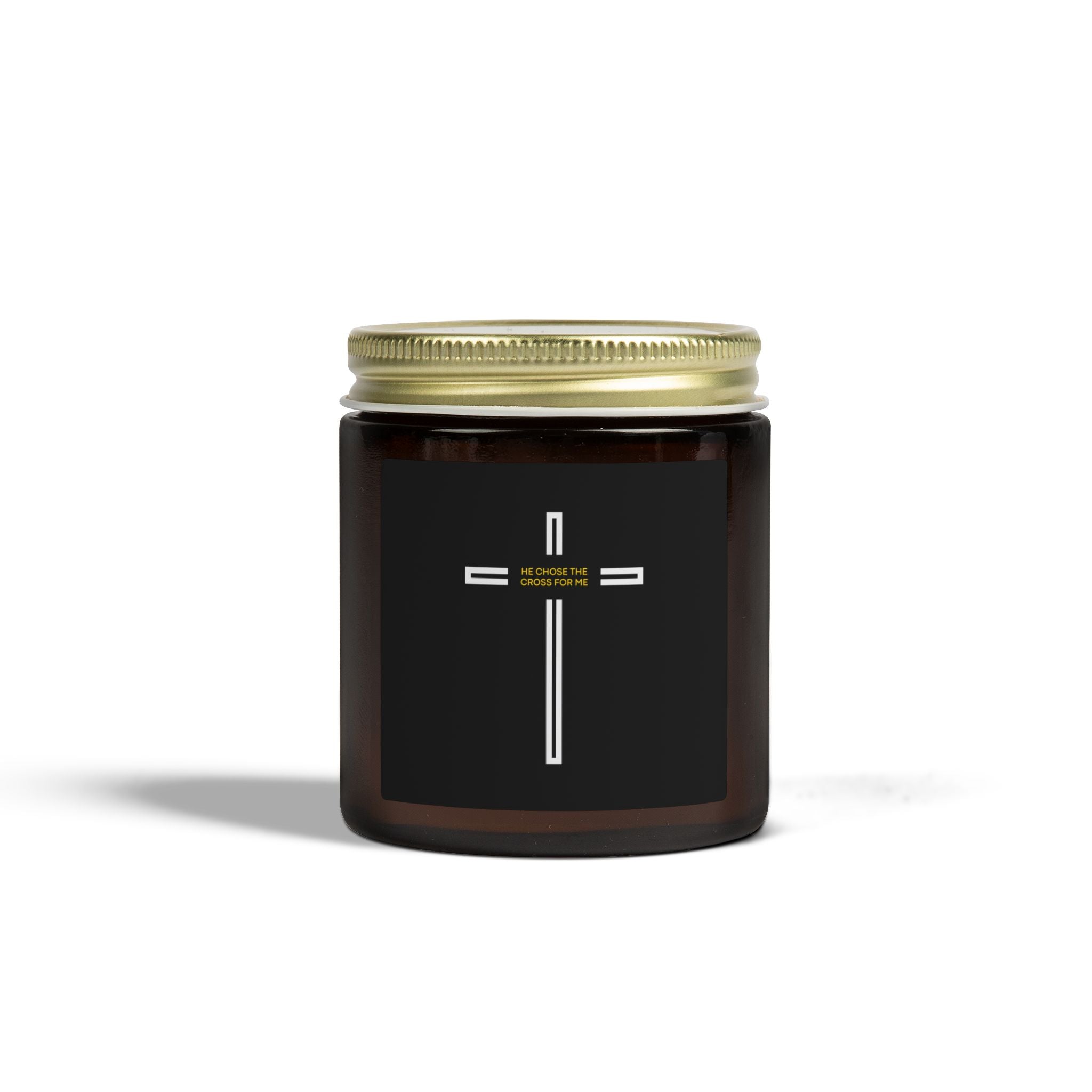 Minimalist Cross Scented candle