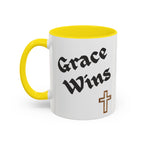 Grace Wins Christian Mug  11oz 15oz