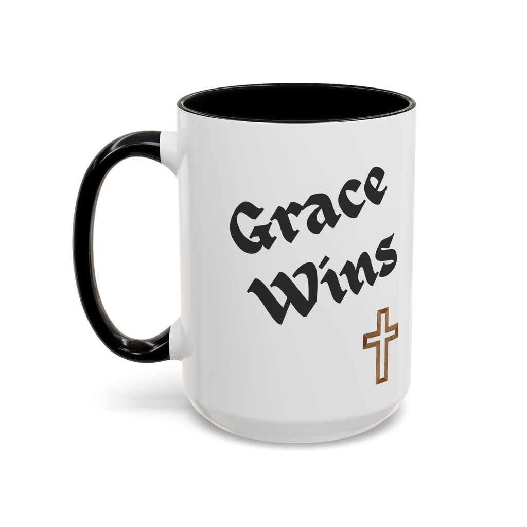 Grace Wins Christian Mug  11oz 15oz