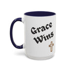 Grace Wins Christian Mug  11oz 15oz