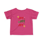 Joy Joy Joy Christmas Infant T-shirt