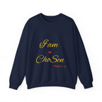 I Am Chosen Heart Sweatshirt Golden