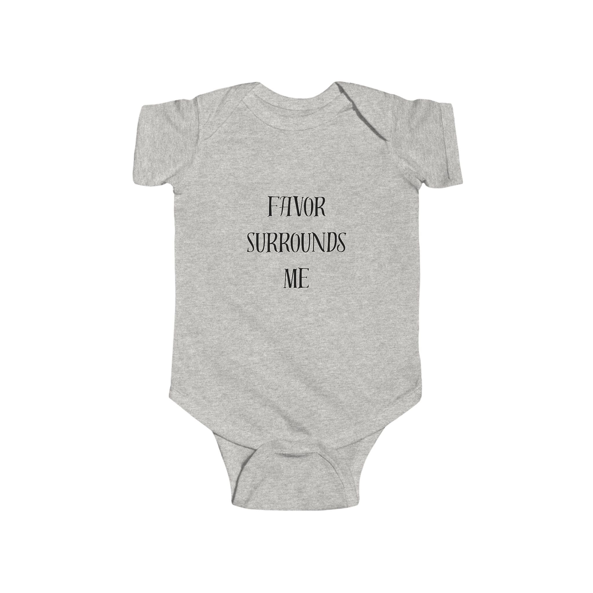 Favor Surrounds Me Infant Bodysuit