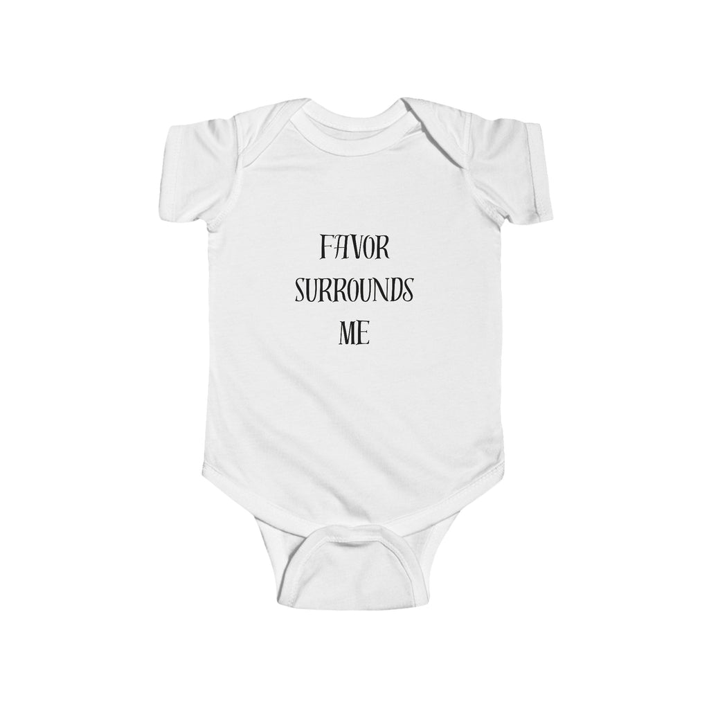 Favor Surrounds Me Infant Bodysuit