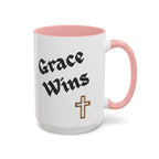 Grace Wins Christian Mug  11oz 15oz