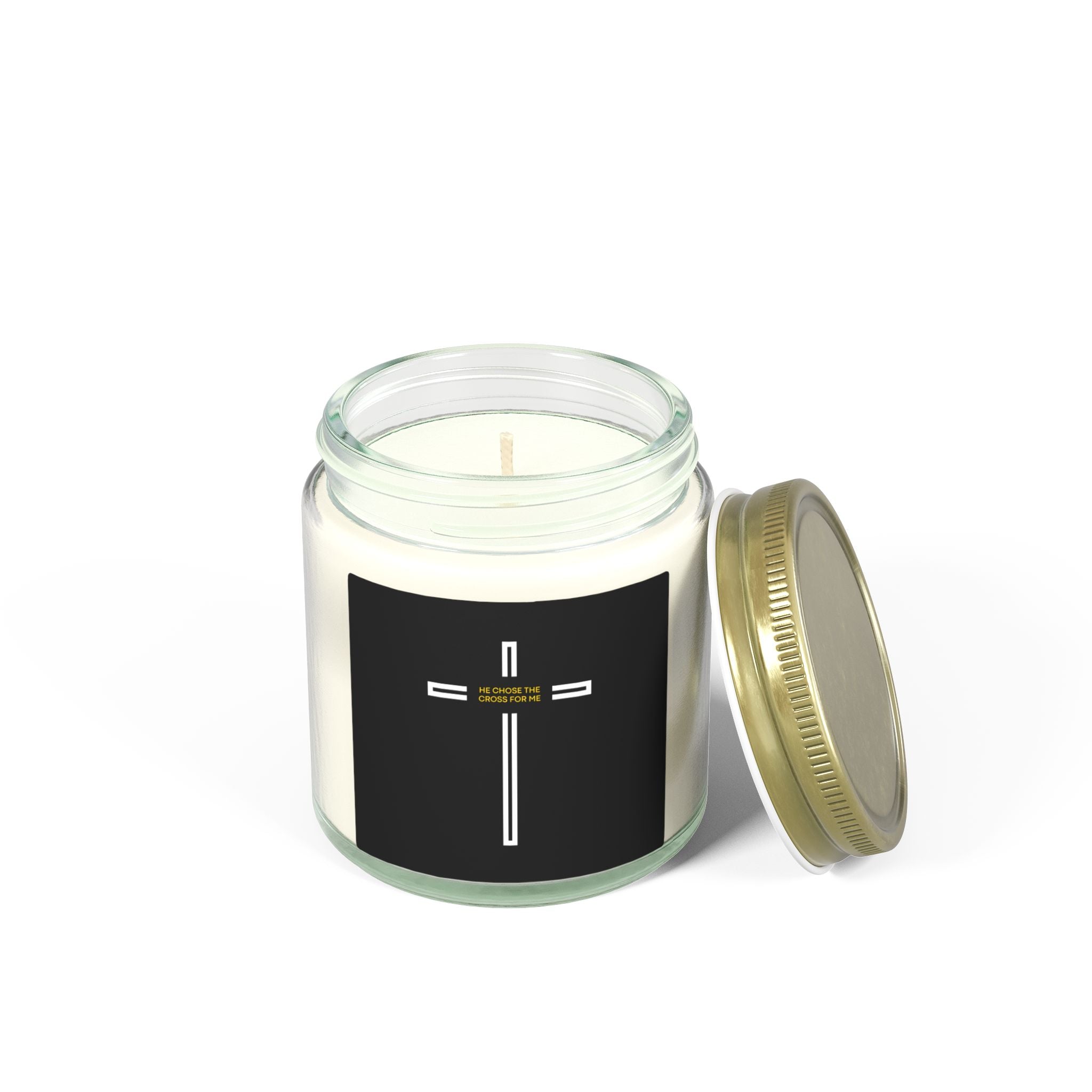 Minimalist Cross Scented candle