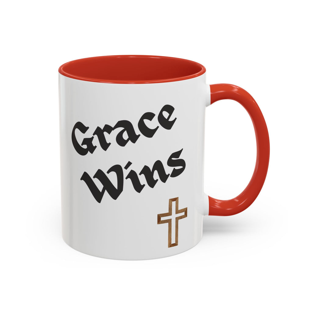 Grace Wins Christian Mug  11oz 15oz