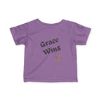Grace Wins Christian Infant T-Shirt