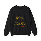I Am Chosen Heart Sweatshirt Golden