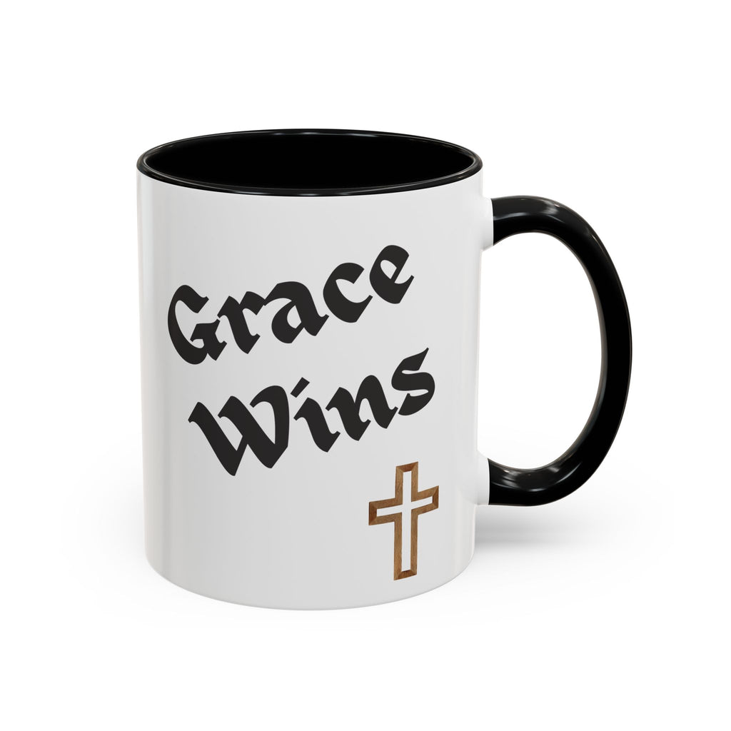 Grace Wins Christian Mug  11oz 15oz