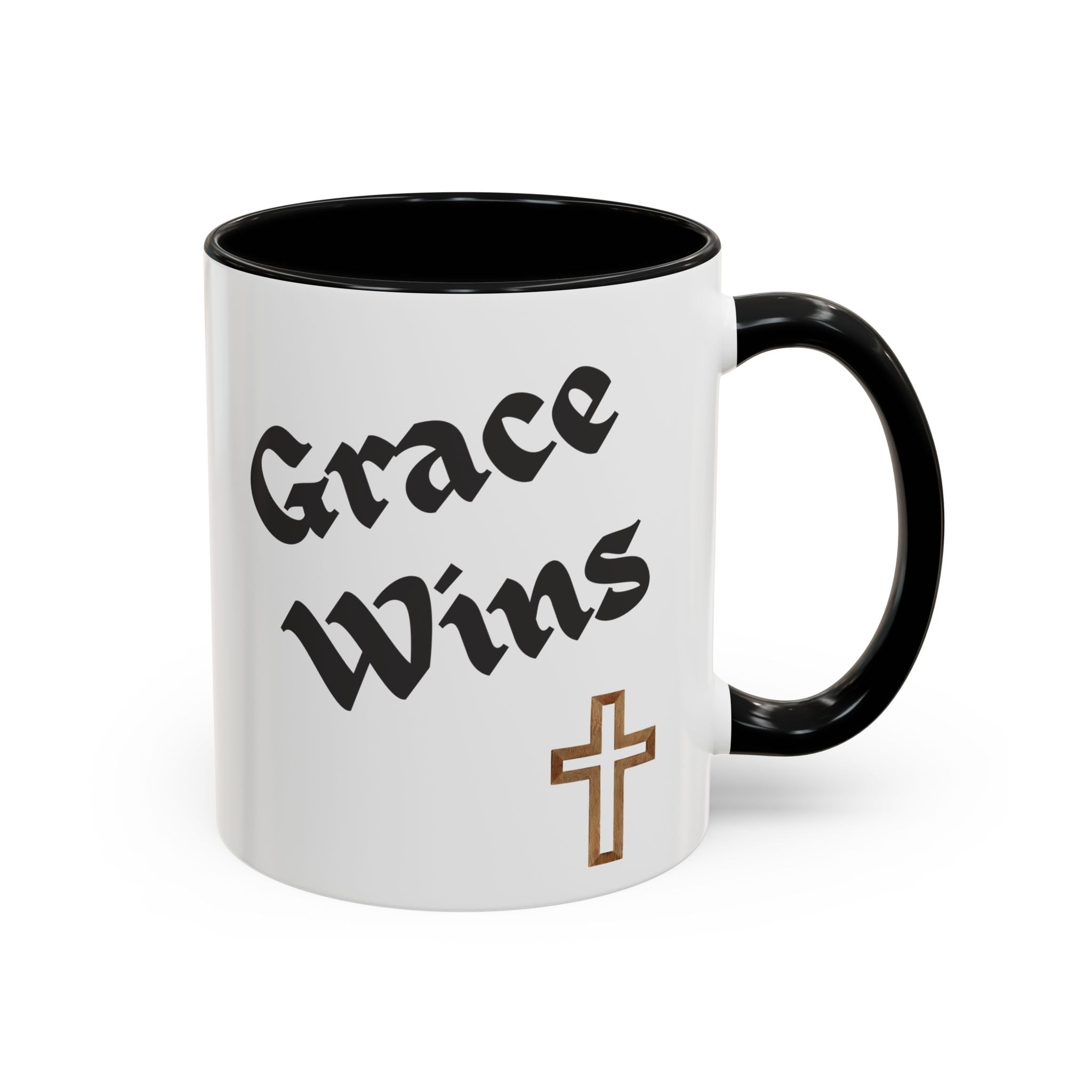 Grace Wins Christian Mug  11oz 15oz