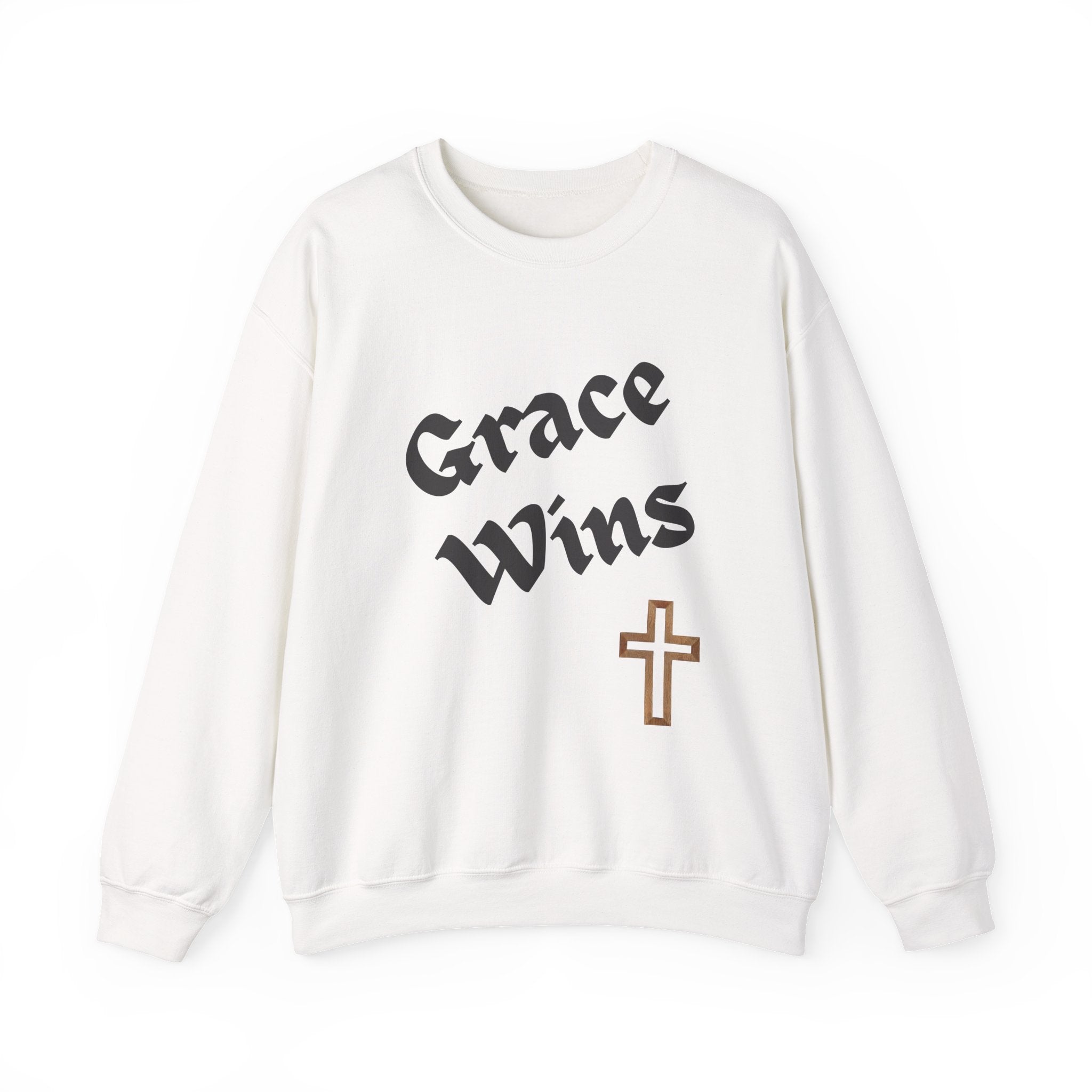 Grace Wins Christian Sweatshirt