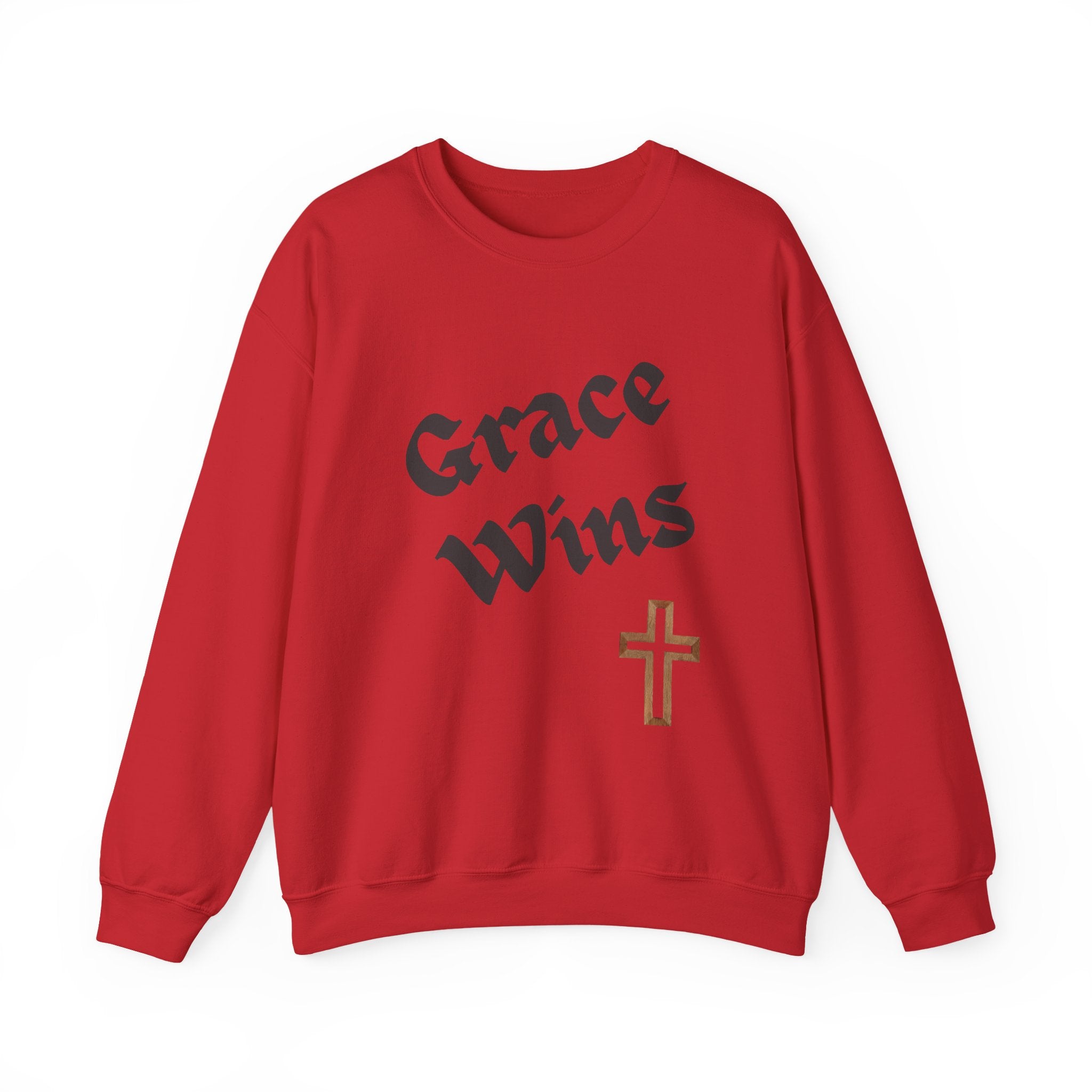 Grace Wins Christian Sweatshirt