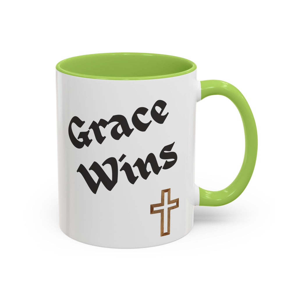 Grace Wins Christian Mug  11oz 15oz