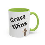 Grace Wins Christian Mug  11oz 15oz