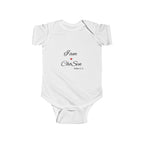 Infant Bodysuit “I am Chosen” Heart Scripture Baby Onesie nb-24months