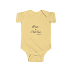 Infant Bodysuit “I am Chosen” Heart Scripture Baby Onesie nb-24months