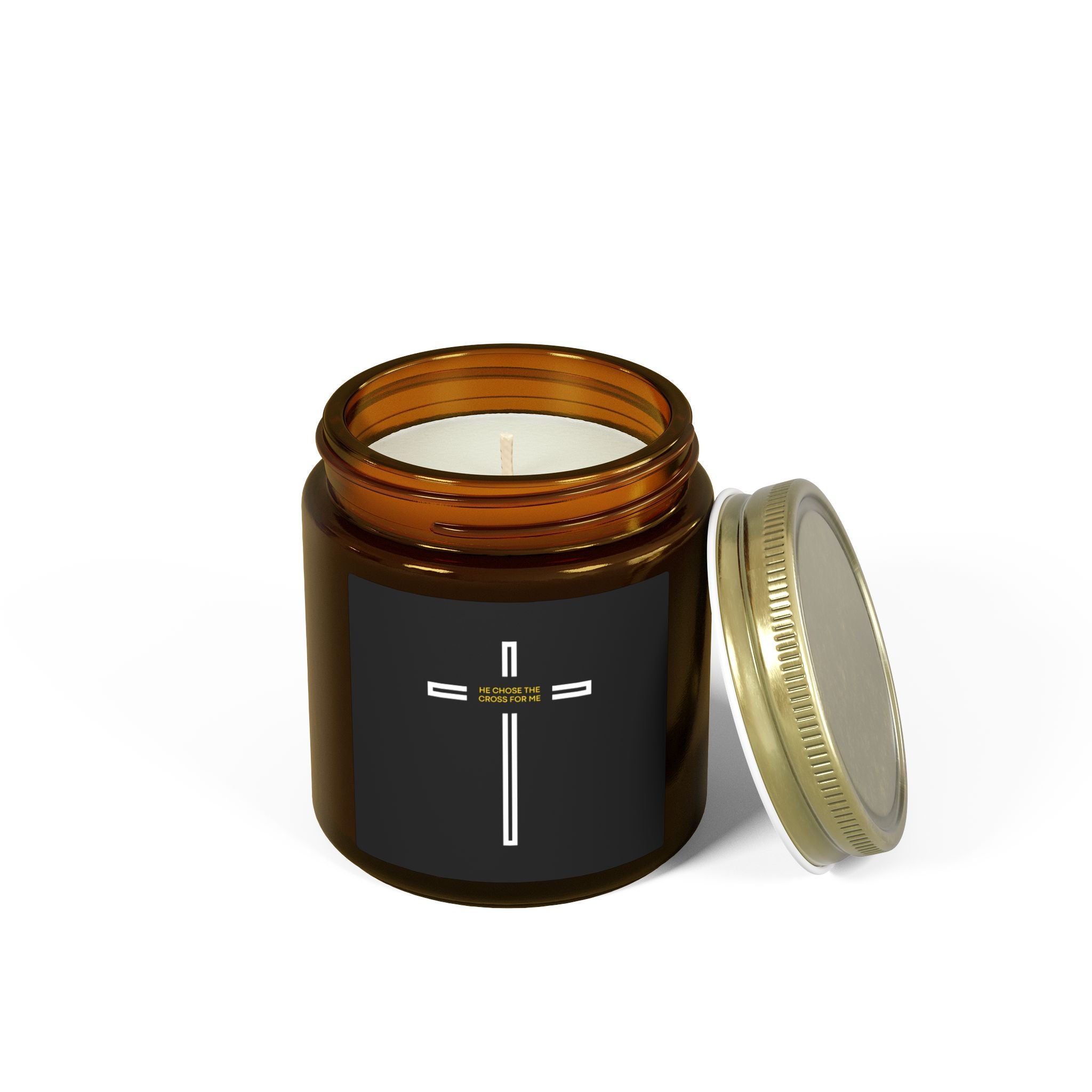 Minimalist Cross Scented candle