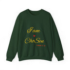 I Am Chosen Heart Sweatshirt Golden