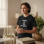 Black Jesus Answer Tee Lifestyle