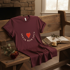 Burgundy T-Shirt Lifestyle