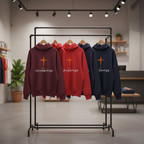 Child of God hoodies on retail rack