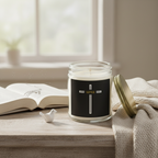 Clear Glass Candle Lifestyle