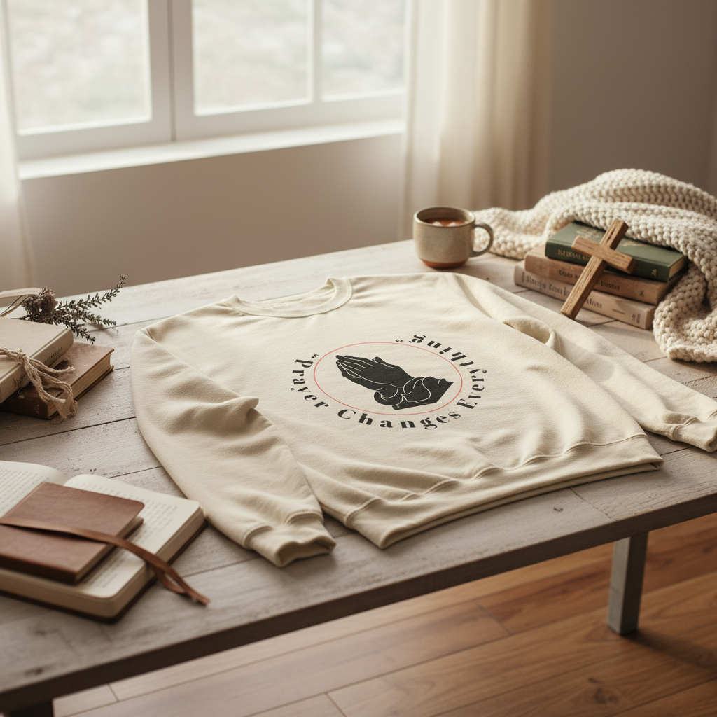 Cream Sweatshirt Lifestyle
