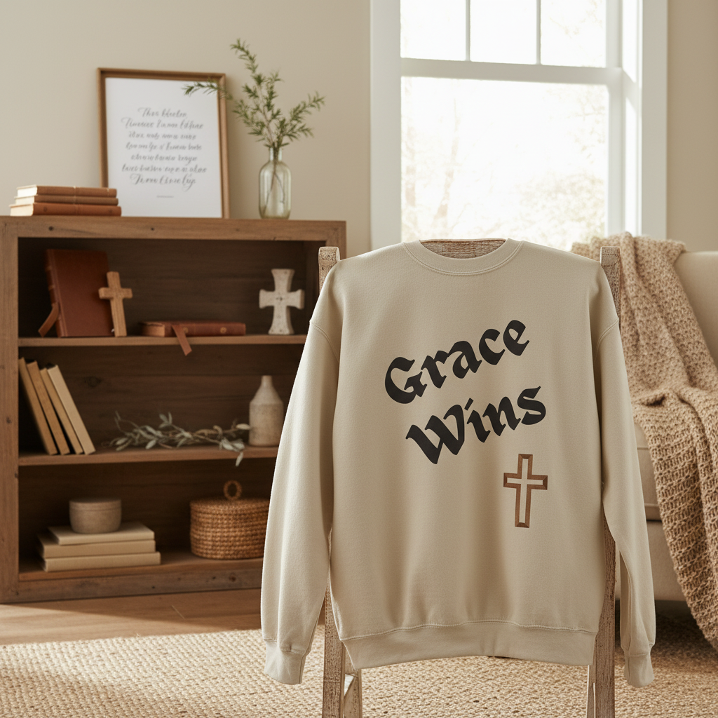 Cream Sweatshirt Lifestyle