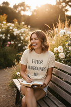 Cream T-Shirt Worn