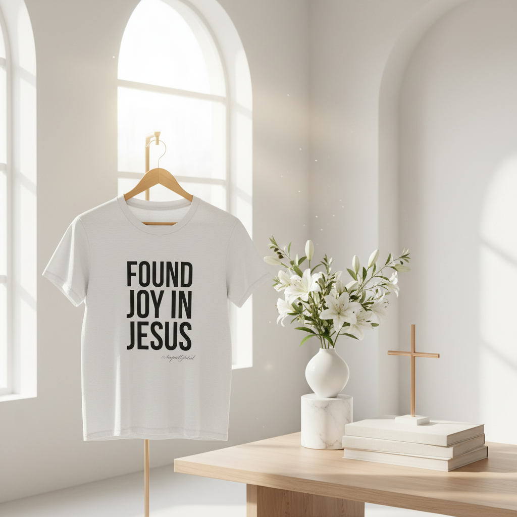 Found Joy In Jesus T-Shirt - White