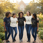 Friends wearing Let Love Lead tees