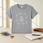 Gray Let Love Lead Tee