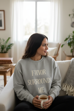 Gray Sweatshirt Worn