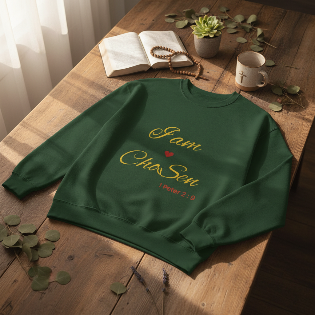 Green Sweatshirt Lifestyle