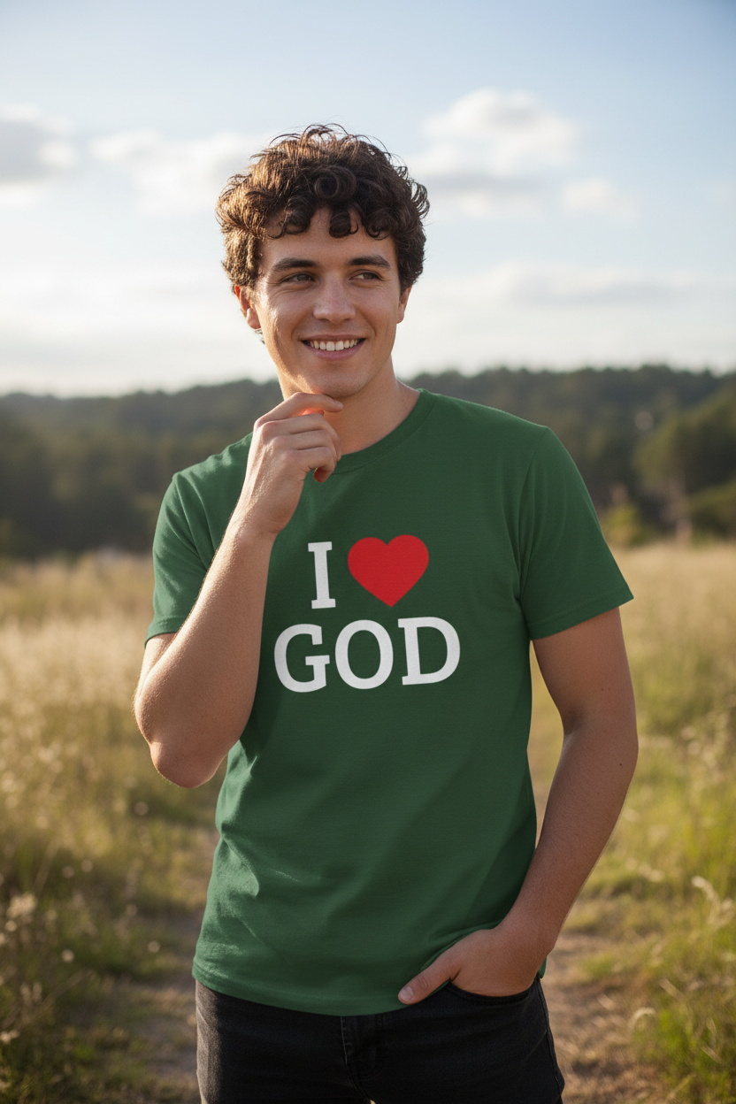 Green T-Shirt Worn
