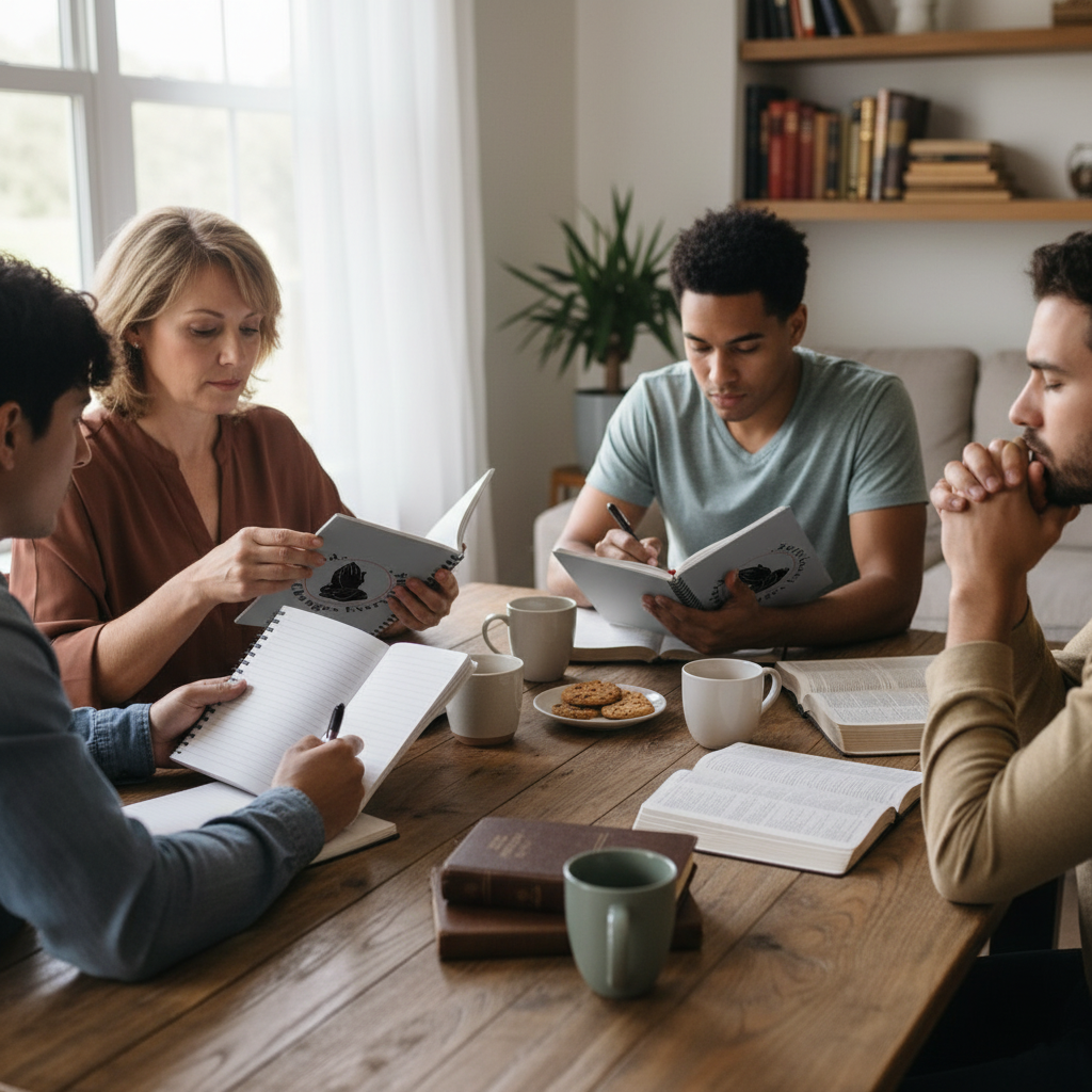 Group Bible study with Prayer Changes Everything journals