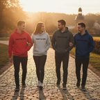 Group walking together