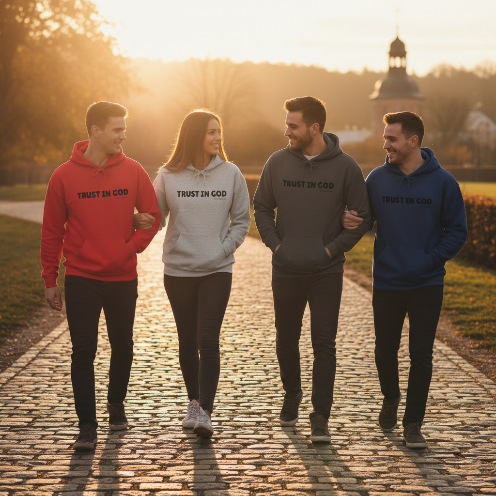Group walking together